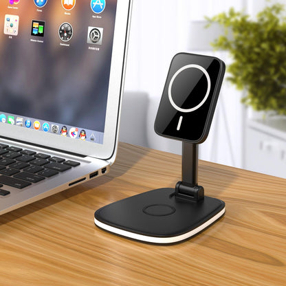 15W Multifunctional Desktop Wireless Charger - White Tristar Online