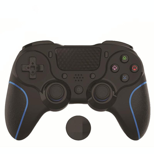 Bluetooth Gamepad for Ps4 Pro with Dual Vibration and Six-axis Control - Blue Black Tristar Online