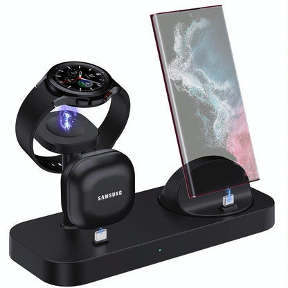 4 In 1 Type C Charging Stand For Samsung Watch And Galaxy Buds - Black Tristar Online