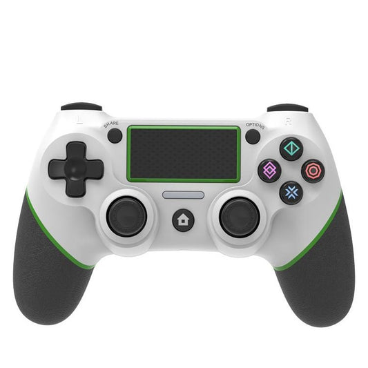 Rubberized Bluetooth Gamepad for Ps4 - Wireless - White Green Tristar Online