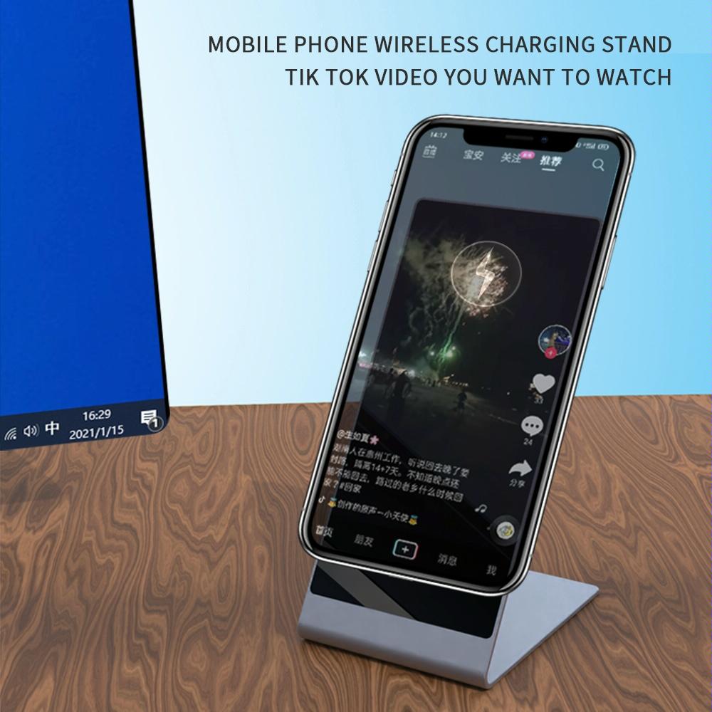 15W Magnetic Wireless Charger For Iphone Silver Tristar Online