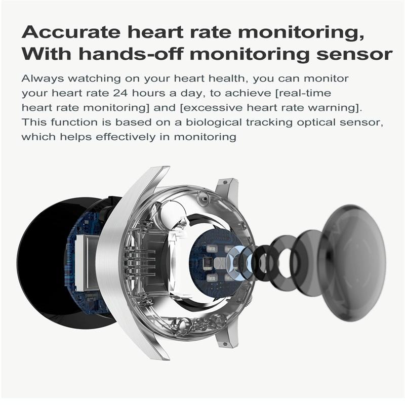 Smart Silicone Watch With Colour Screen - Silver Tristar Online