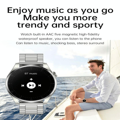 Waterproof Steel Smartwatch With Colour Screen - Ip68 - Silver Tristar Online