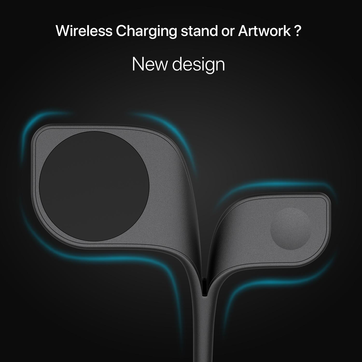 15W 5 In 1 Magnetic Wireless Charger With Stand - White Tristar Online