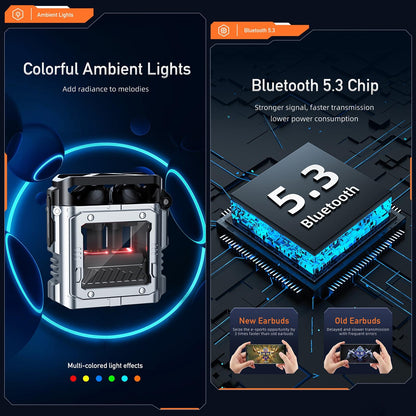 Wireless Gaming Earbuds - Tws Bluetooth - Silver Tristar Online