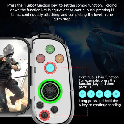 Versatile Retractable Gamepad for Pc / Android / Ios / Win / Mac / Switch - White Tristar Online