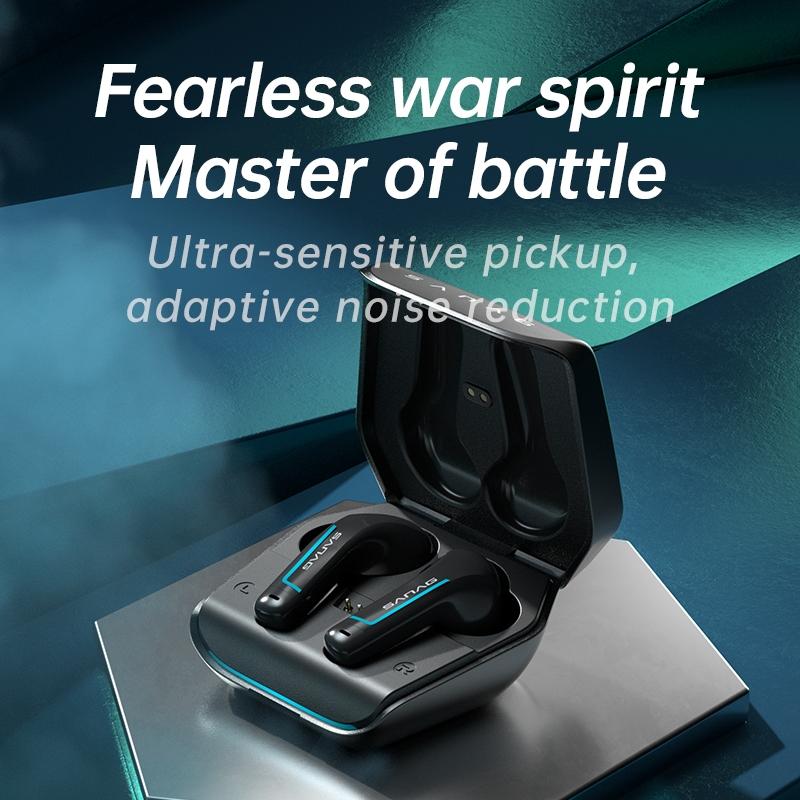 Wireless Bluetooth Game Earphones with Noise Reduction - H2s Pro - Grey Tristar Online