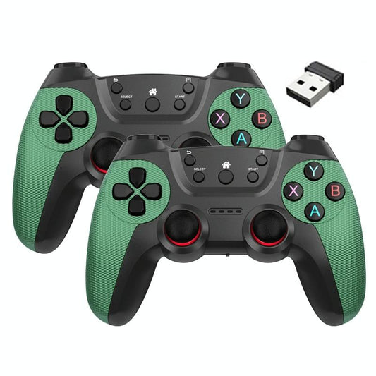 2.4g Wireless Controller for Pc Linux Android Tvbox - Supports Dual Connection - Cangling Green Tristar Online