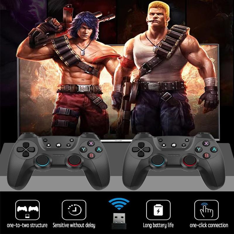 2.4g Wireless Controller for Pc Linux Android Tvbox - Supports Dual Connection - Cangling Green Tristar Online