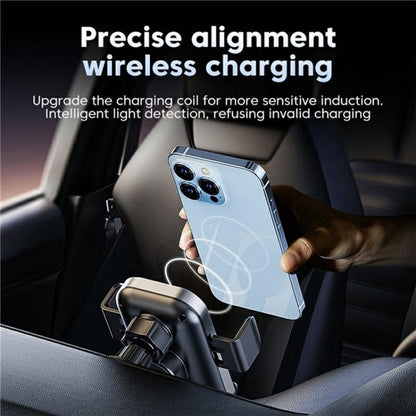 Touch-sensing Car Vent Wireless Charger Holder - X12 - Silver Tristar Online