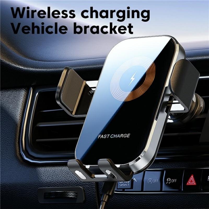 Touch-sensing Car Vent Wireless Charger Holder - X12 - Silver Tristar Online