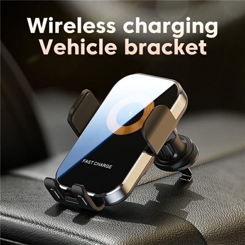 Touch-sensing Car Vent Wireless Charger Holder - X12 - Silver Tristar Online