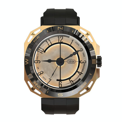 Smart Watch With Heart And Blood Monitoring Colour Screen - Gold Tristar Online