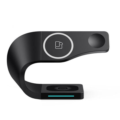 4 In 1 Wireless Charger For Phone Watch Airpods - White Tristar Online