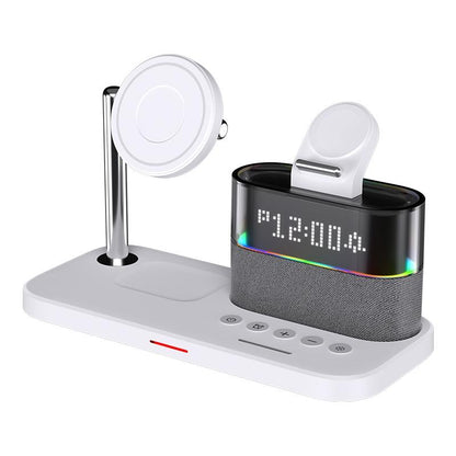 15W Wireless Charger Clock Lamp Multifunctional - White Tristar Online