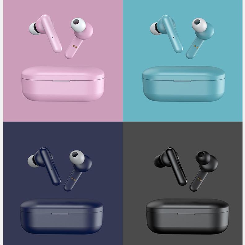 Mini Touch Control Tws Wireless Earphones with Mic & Charger Box - Blue Tristar Online
