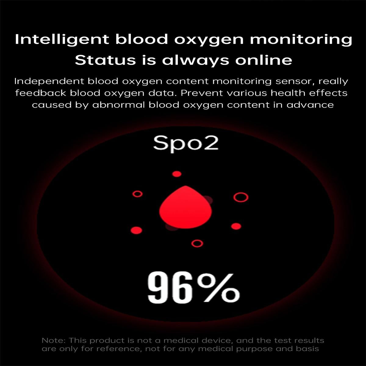 Smart Watch With Heart / Blood Monitoring - Brown Tristar Online