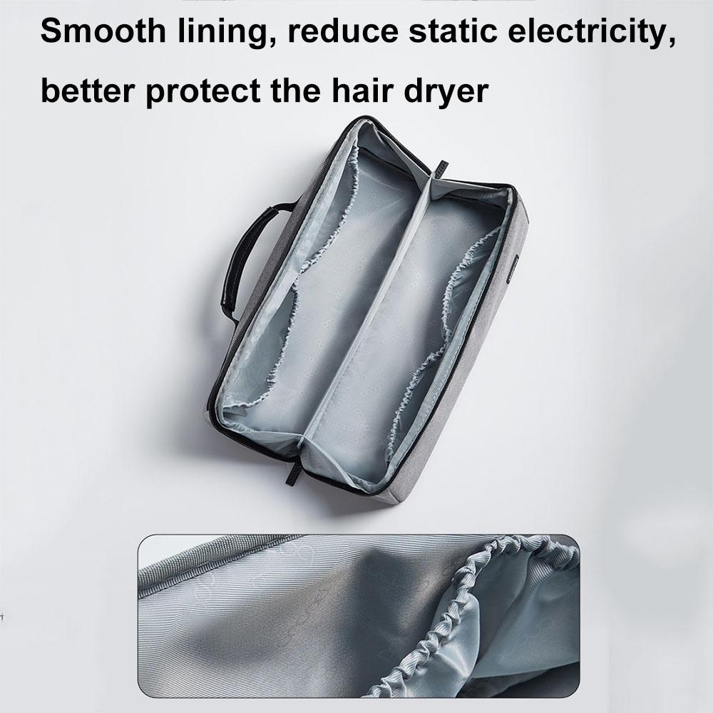 Waterproof Hair Dryer Storage Bag Large Capacity - Black Tristar Online