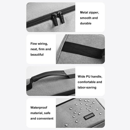 Waterproof Hair Dryer Storage Bag Large Capacity - Black Tristar Online