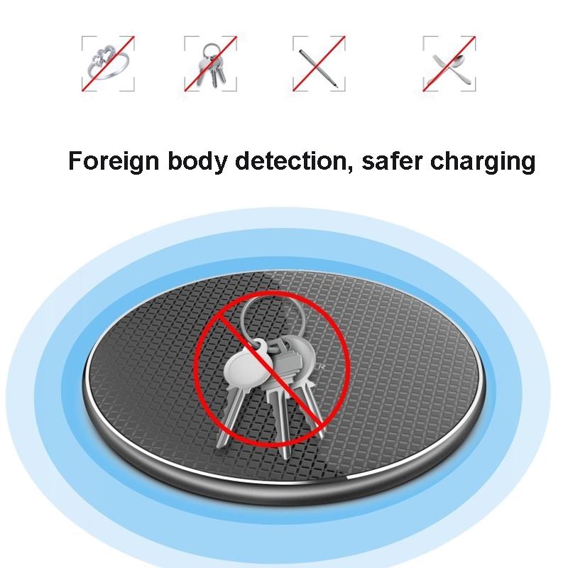 15W Plaid Desktop Wireless Charger - White Tristar Online