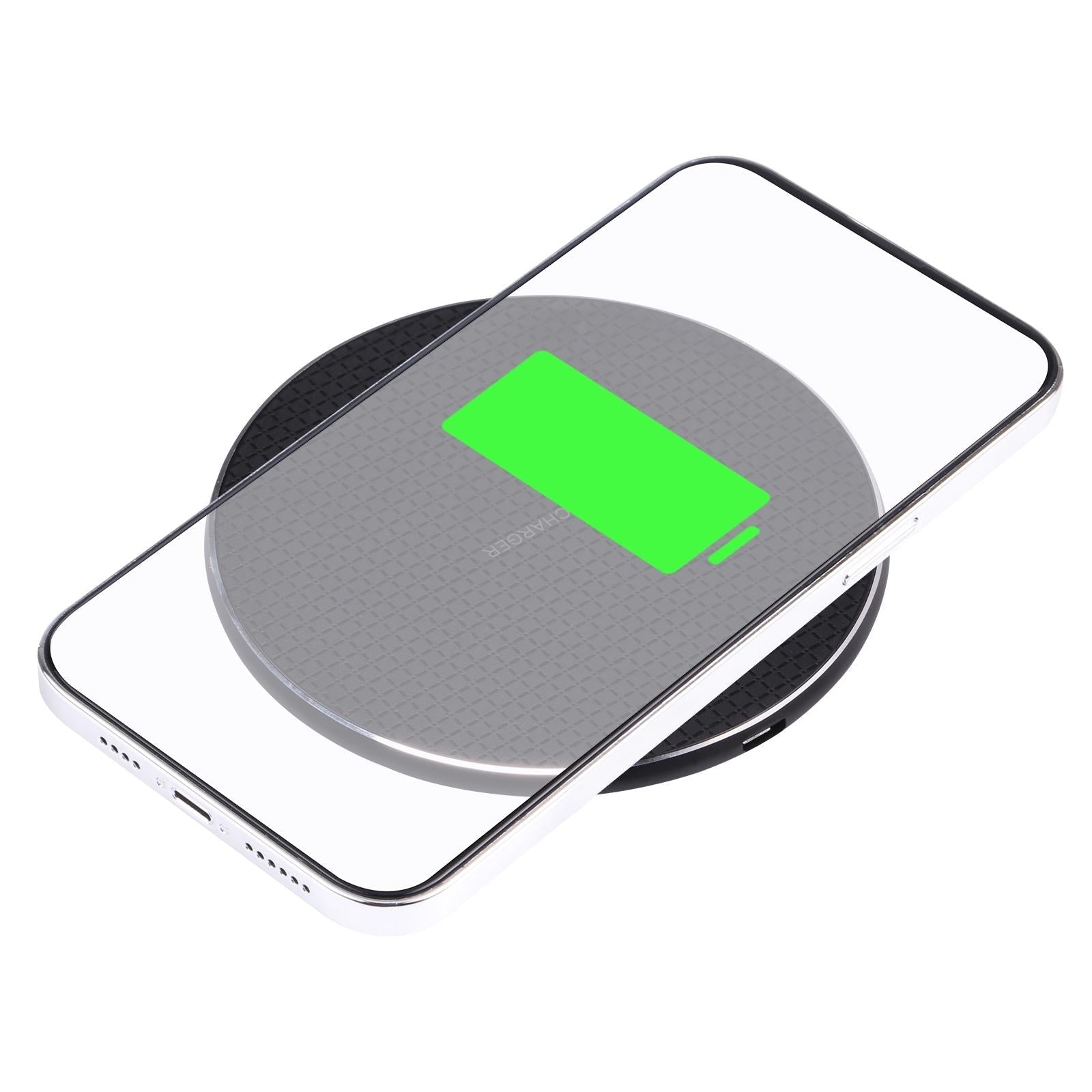15W Plaid Desktop Wireless Charger - White Tristar Online