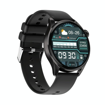 Smart Watch With Heart Rate And Blood Pressure Monitoring - Colour Screen - Silver Tristar Online