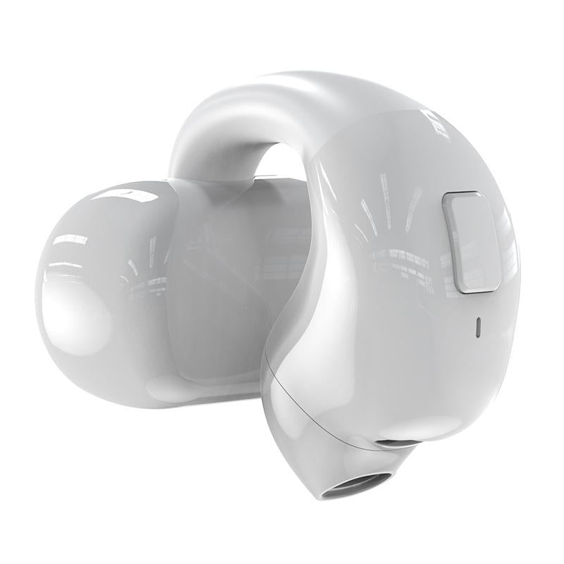 Wireless Clip-on Bluetooth Earphone for Sports and Gaming - White Tristar Online