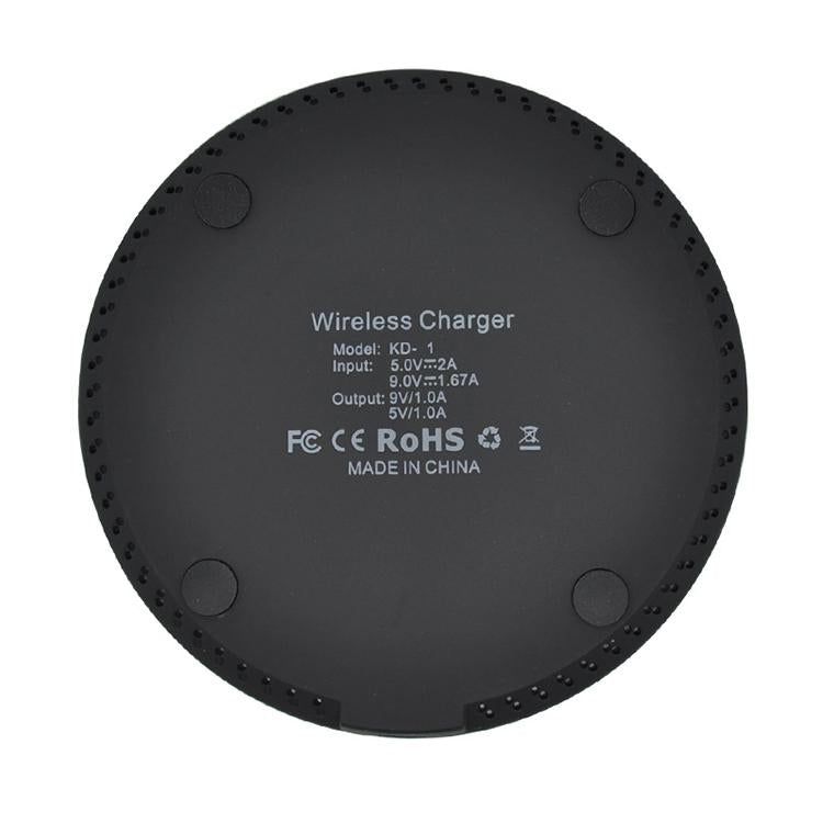 10W Ultra Thin Wireless Charger Black Tristar Online