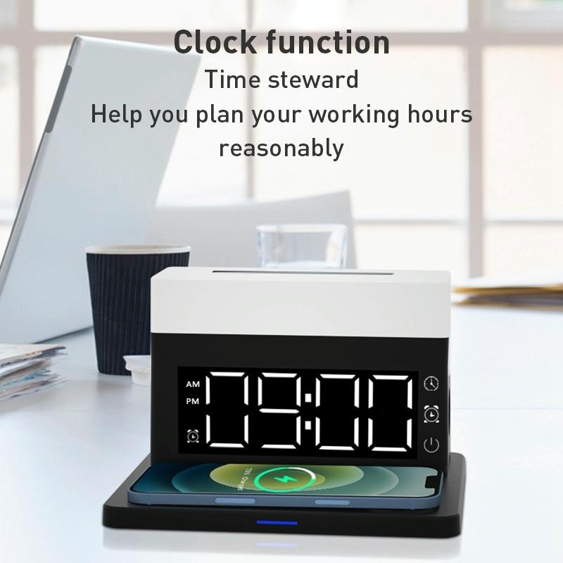 6 In 1 Wireless Charger N65 Multifunction - Black Tristar Online