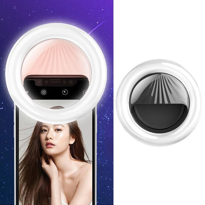 Rechargeable Selfie Light Clip for Beauty and Flash Fill - Black Tristar Online