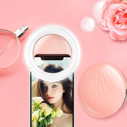 Rechargeable Selfie Light Clip for Beauty and Flash Fill - Black Tristar Online