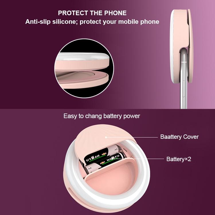 Rechargeable Selfie Light Clip for Beauty and Flash Fill - Black Tristar Online