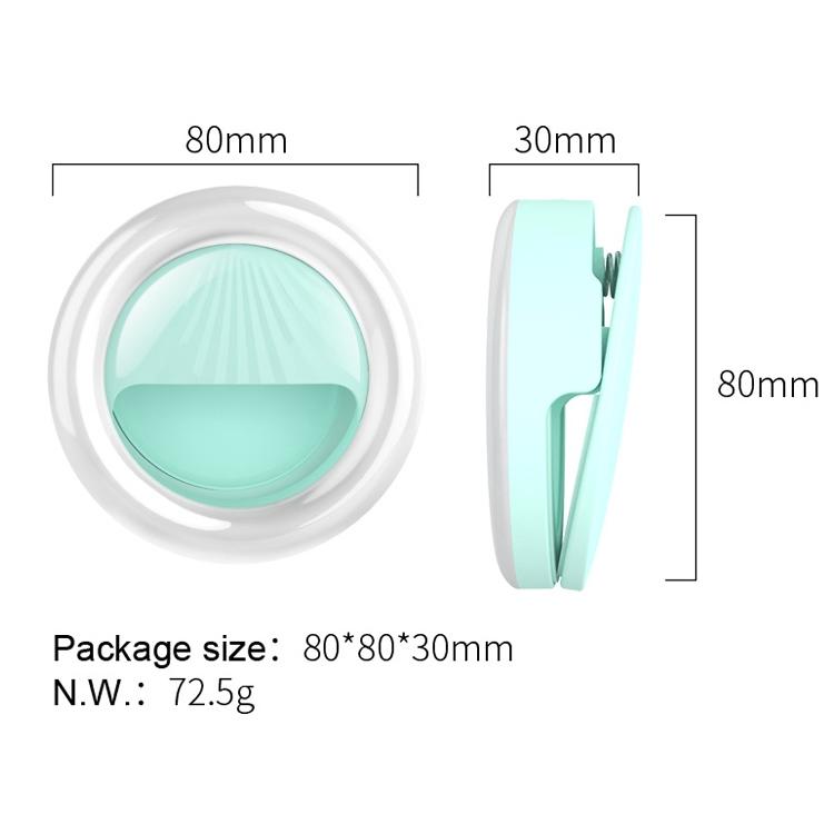 Rechargeable Selfie Light Clip for Beauty and Flash Fill - Black Tristar Online