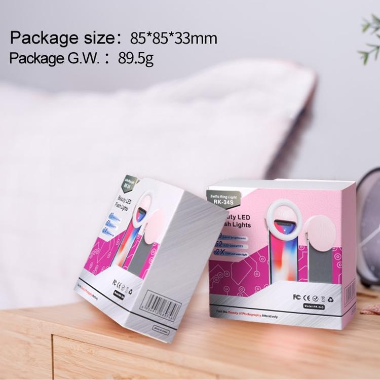 Rechargeable Selfie Light Clip for Beauty and Flash Fill - Black Tristar Online