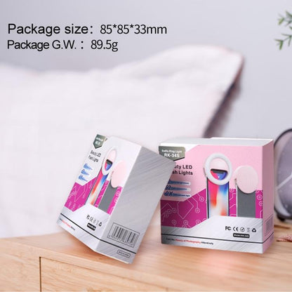 Rechargeable Selfie Light Clip for Beauty and Flash Fill - Black Tristar Online