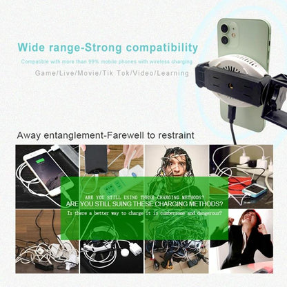 15W Magnetic Wireless Charger For Refrigeration - Black Tristar Online