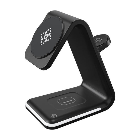 3 In 1 Magnetic Wireless Vertical Charger - Black Tristar Online