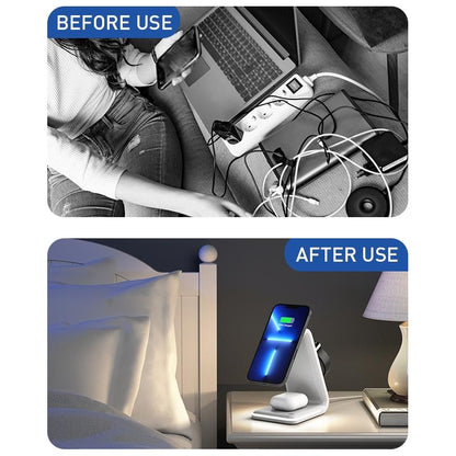 3 In 1 Magnetic Wireless Vertical Charger - Black Tristar Online