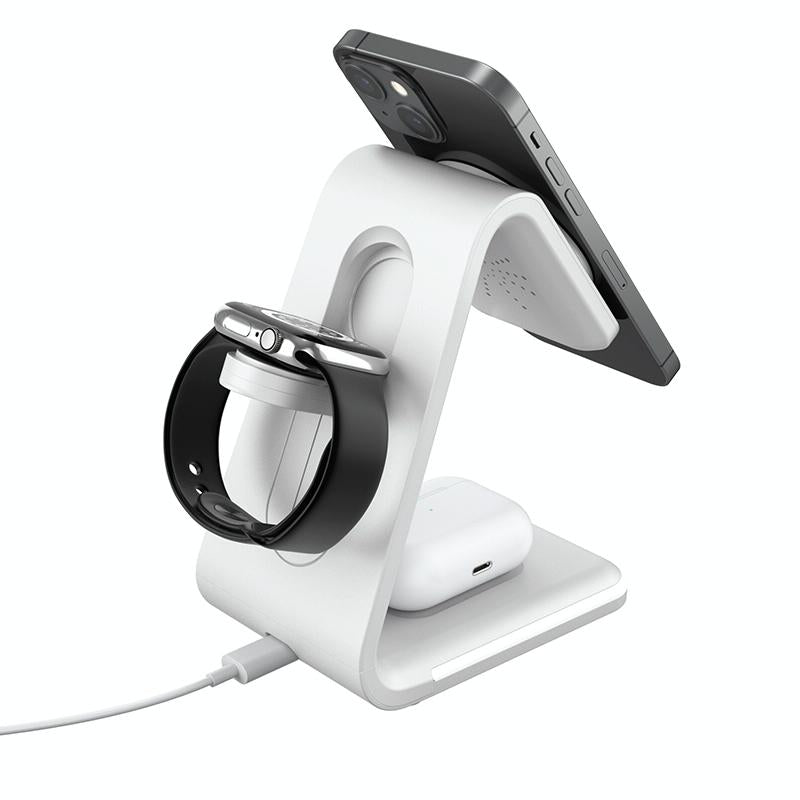3 In 1 Magnetic Wireless Vertical Charger - Black Tristar Online