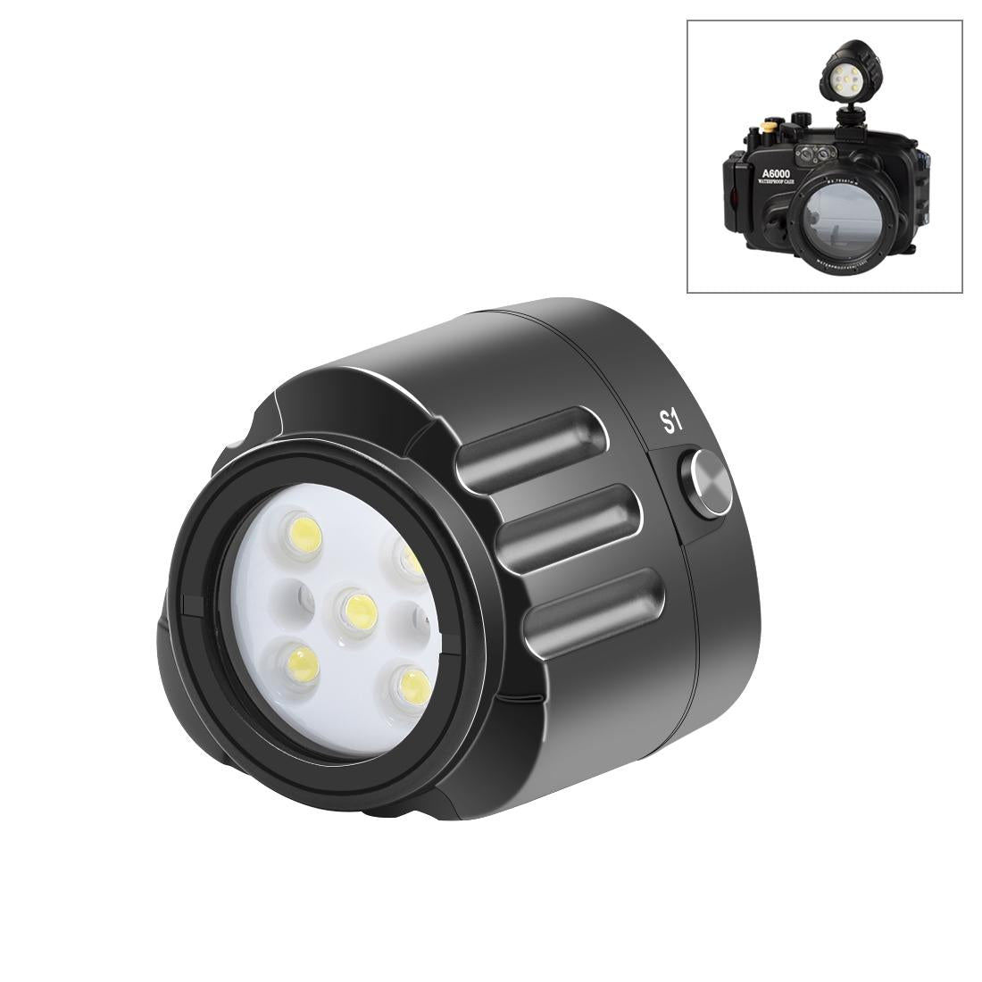 1000lm Diving Light for Gopro Hero - 40m Underwater Photography Fill Light Tristar Online