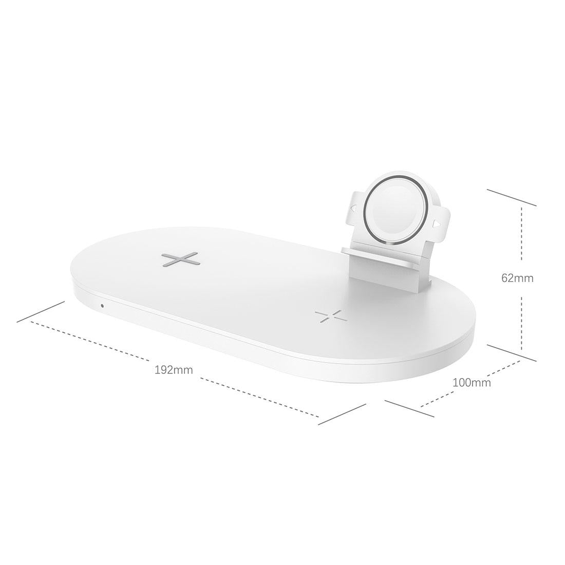 3 In 1 Wireless Charger For Phones Iwatch Airpods - Black Tristar Online