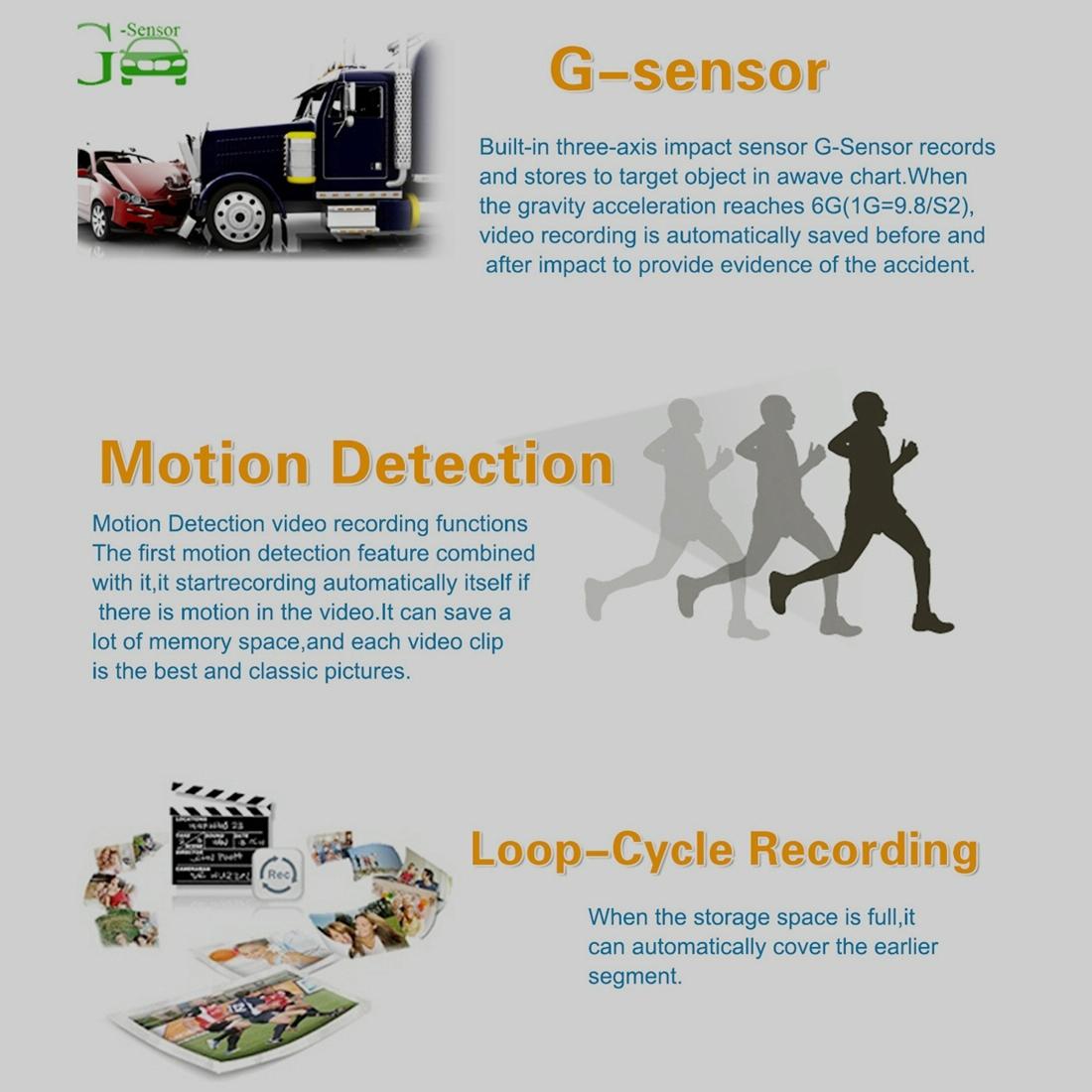 2.7 Lcd Car Dvr Camera with 170 Degree Wide Angle 2304 x 1296p Hd Screen Tristar Online