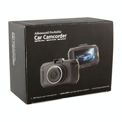 2.7 Lcd Car Dvr Camera with 170 Degree Wide Angle 2304 x 1296p Hd Screen Tristar Online