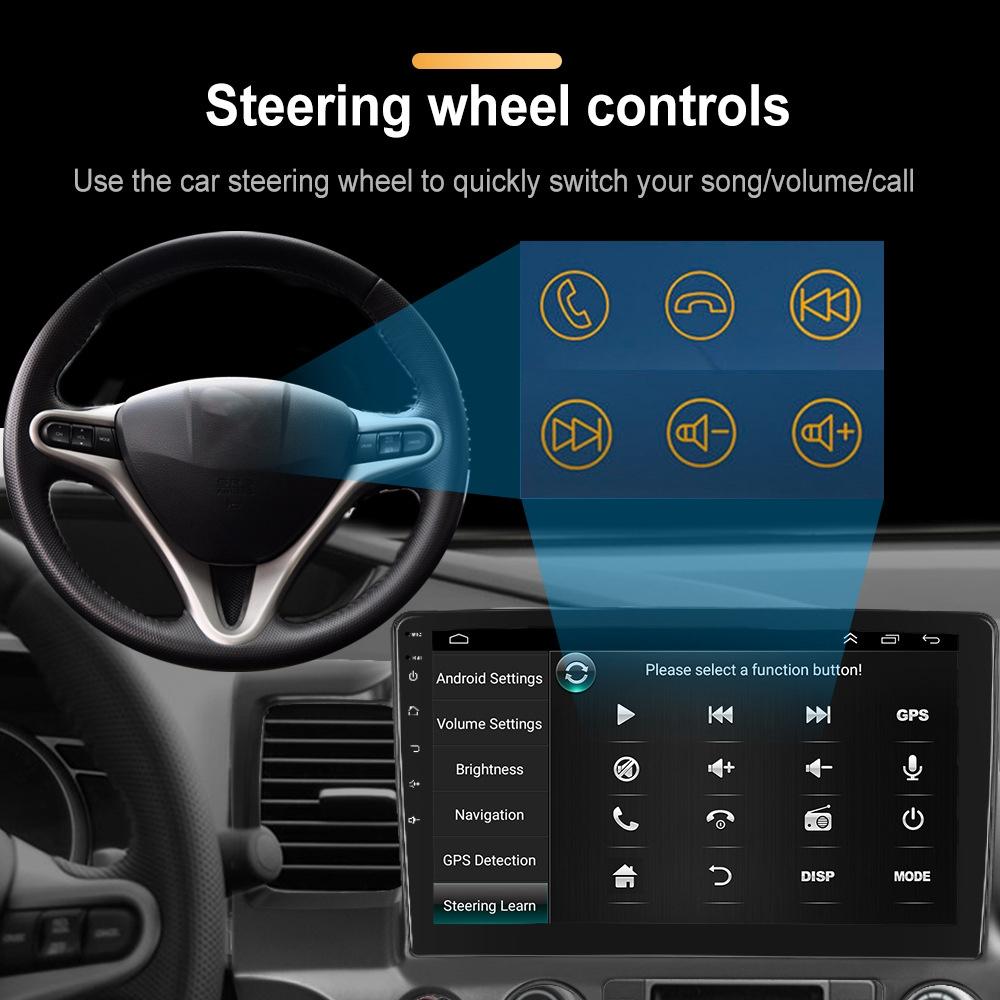 10.1 Inch Android Navigation For Honda Civic - Standard + 12 Light Camera 2 + 32G Tristar Online