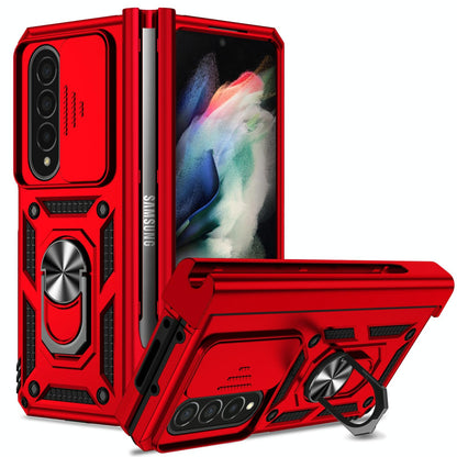 For Samsung Galaxy Z Fold4 5G Secure Sliding Case - Red Tristar Online