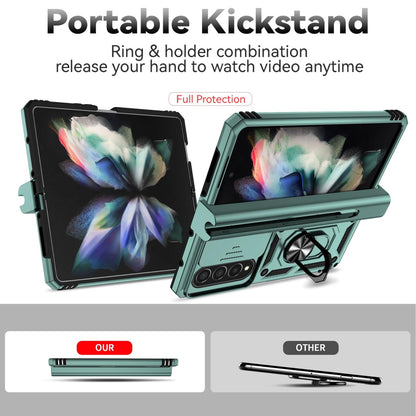 For Samsung Galaxy Z Fold4 5G Secure Sliding Case - Red Tristar Online