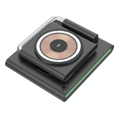 15W Foldable Magnetic Wireless Charger - Black Tristar Online