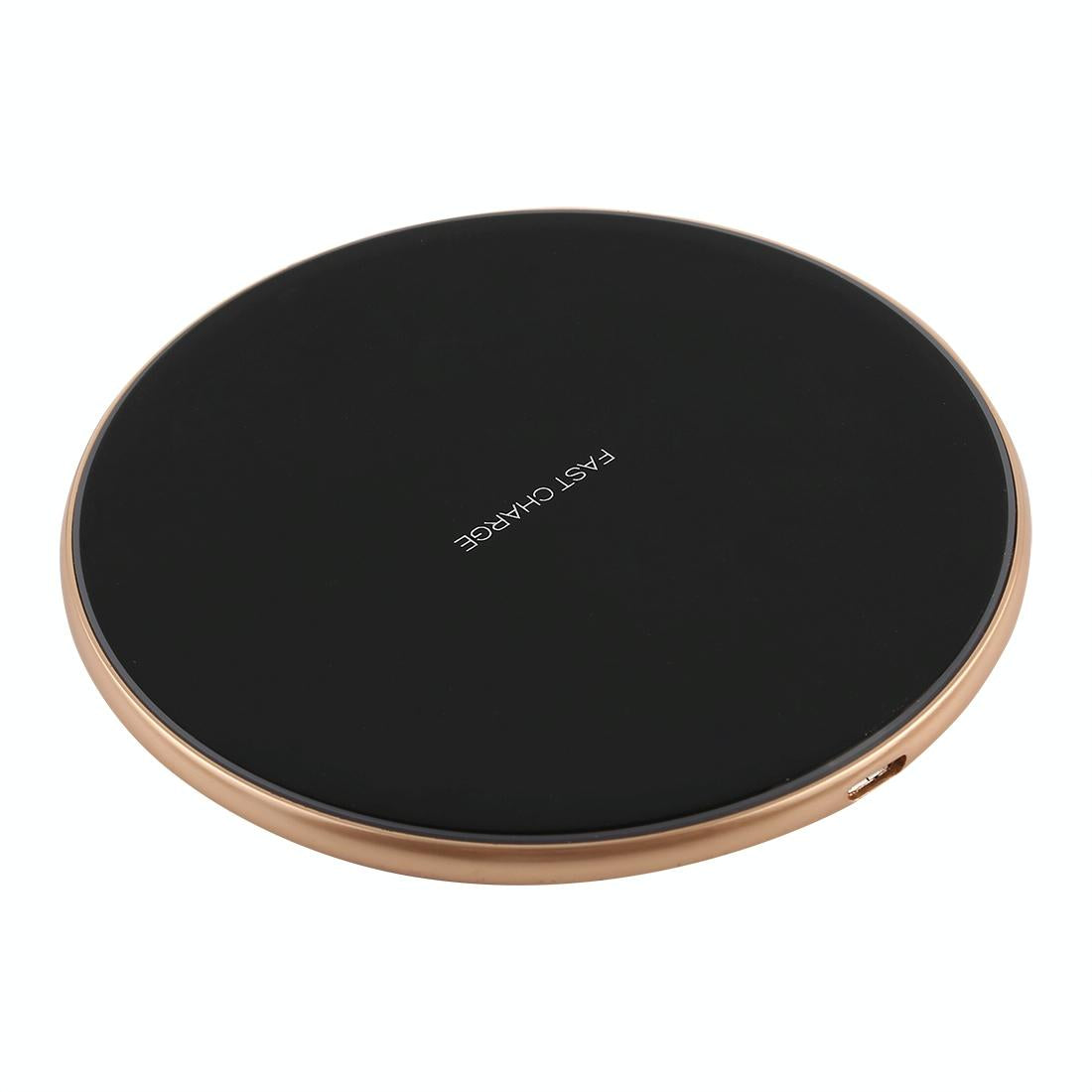 Round Shape Wireless Charger Fast Charging Black+Gold Tristar Online