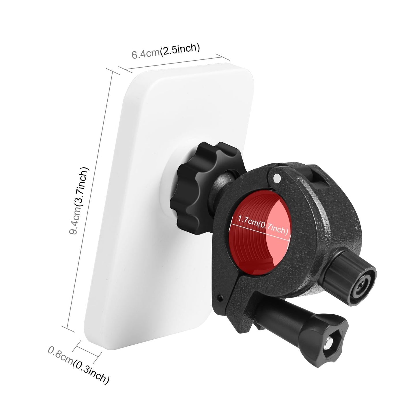 15W Magnetic Wireless Charger With Vlogging Phone Clamp - Black Tristar Online