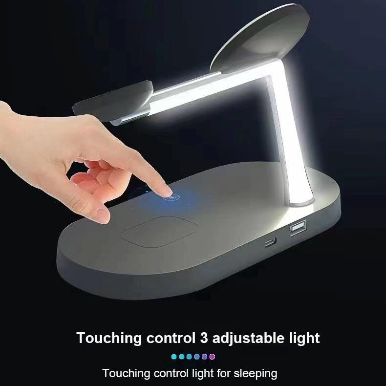 15W 5 In 1 Magnetic Wireless Charger For Iphone 12 & Apple Watch & Airpods - Black Tristar Online